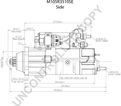 Prestolite Electric M105R3510SE - Starter www.molydon.hr