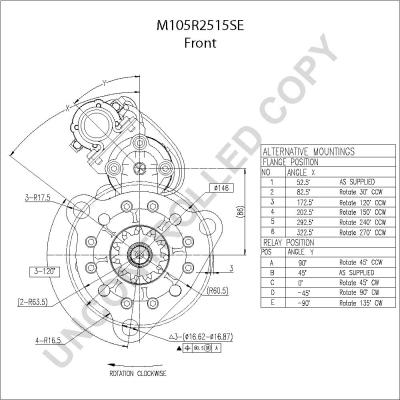 Prestolite Electric M105R2515SE - Starter www.molydon.hr