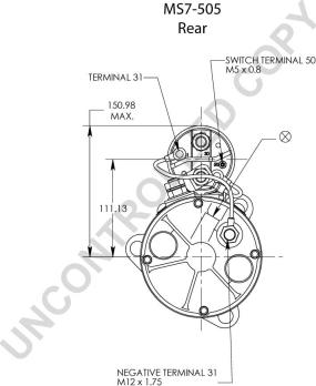 Prestolite Electric MS7-505 - Starter www.molydon.hr