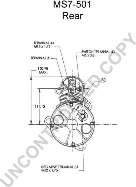 Prestolite Electric MS7-501 - Starter www.molydon.hr