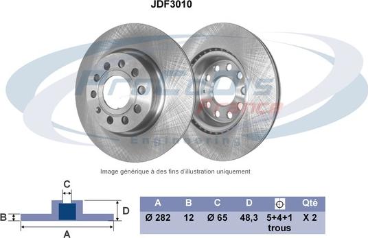 Procodis France JDF3010 - Kočioni disk www.molydon.hr