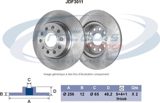 Procodis France JDF3011 - Kočioni disk www.molydon.hr