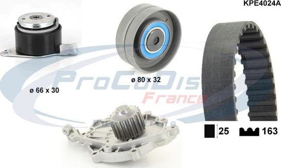 Procodis France KPE4024A - Vodena pumpa sa kompletom zupčastog remena www.molydon.hr