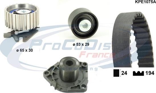 Procodis France KPE1075A - Vodena pumpa sa kompletom zupčastog remena www.molydon.hr