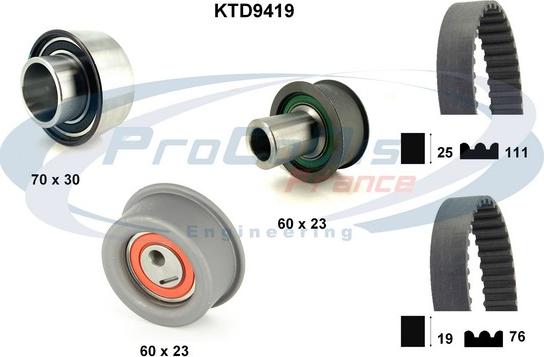 Procodis France KTD9419 - Komplet zupčastog remena www.molydon.hr