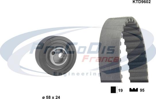 Procodis France KTD9602 - Komplet zupčastog remena www.molydon.hr