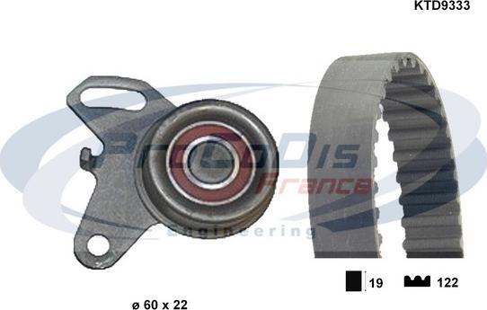 Procodis France KTD9333 - Komplet zupčastog remena www.molydon.hr