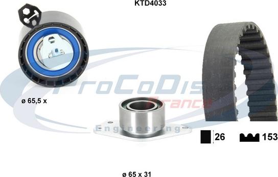 Procodis France KTD4033 - Komplet zupčastog remena www.molydon.hr