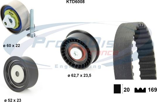 Procodis France KTD6008 - Komplet zupčastog remena www.molydon.hr