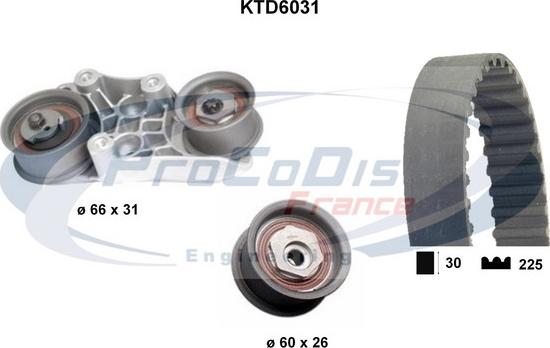 Procodis France KTD6031 - Komplet zupčastog remena www.molydon.hr