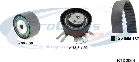 Procodis France KTD2064 - Komplet zupčastog remena www.molydon.hr