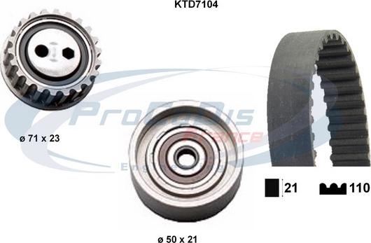 Procodis France KTD7104 - Komplet zupčastog remena www.molydon.hr