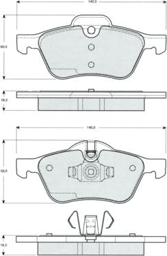 Procodis France PF1459 - Komplet Pločica, disk-kočnica www.molydon.hr