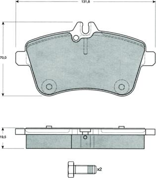 Procodis France PF1455 - Komplet Pločica, disk-kočnica www.molydon.hr