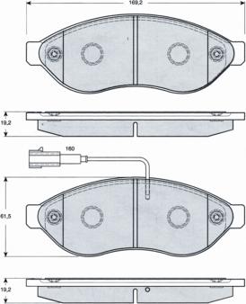 Procodis France PF1439 - Komplet Pločica, disk-kočnica www.molydon.hr