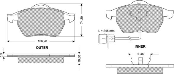 Procodis France PF10941 - Komplet Pločica, disk-kočnica www.molydon.hr