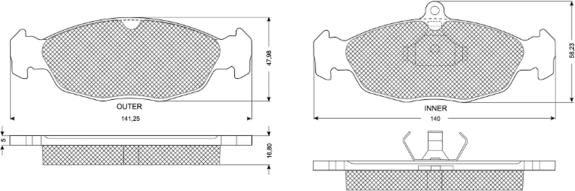 Procodis France PF1049 - Komplet Pločica, disk-kočnica www.molydon.hr