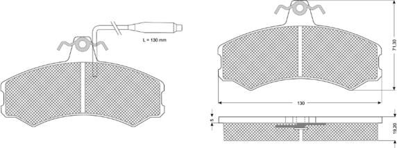 Procodis France PF1046 - Komplet Pločica, disk-kočnica www.molydon.hr