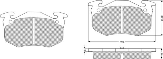 Procodis France PF10501 - Komplet Pločica, disk-kočnica www.molydon.hr