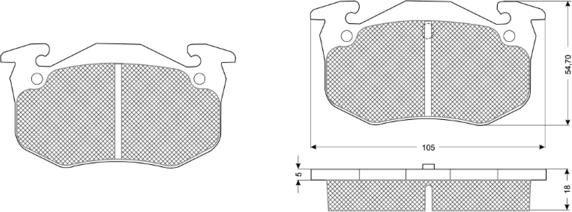 Procodis France PF1050 - Komplet Pločica, disk-kočnica www.molydon.hr