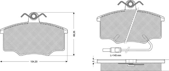 Procodis France PF10581 - Komplet Pločica, disk-kočnica www.molydon.hr