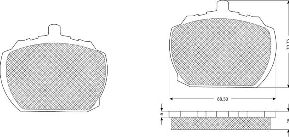 Procodis France PF1060 - Komplet Pločica, disk-kočnica www.molydon.hr