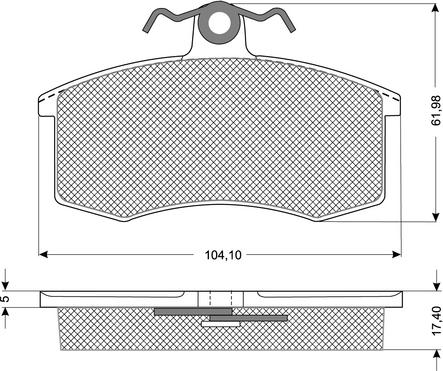 Procodis France PF1036 - Komplet Pločica, disk-kočnica www.molydon.hr