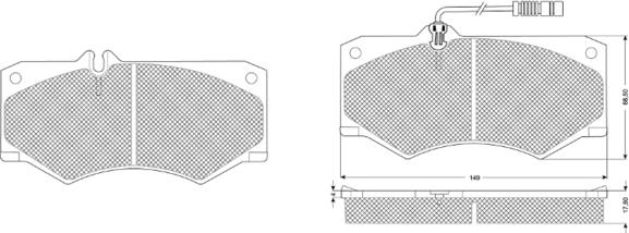 Procodis France PF10201 - Komplet Pločica, disk-kočnica www.molydon.hr