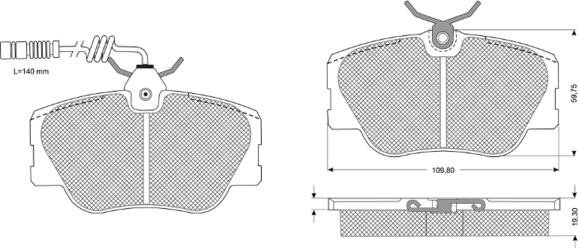 Procodis France PF10211 - Komplet Pločica, disk-kočnica www.molydon.hr