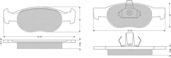 Procodis France PF1071 - Komplet Pločica, disk-kočnica www.molydon.hr