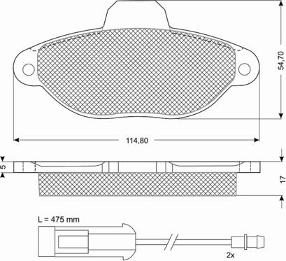 Procodis France PF10721 - Komplet Pločica, disk-kočnica www.molydon.hr