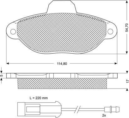 Procodis France PF1072 - Komplet Pločica, disk-kočnica www.molydon.hr