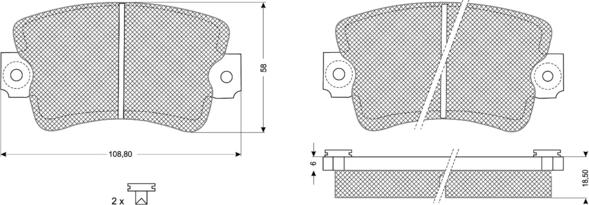 Procodis France PF1164 - Komplet Pločica, disk-kočnica www.molydon.hr