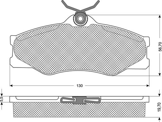 Procodis France PF1166 - Komplet Pločica, disk-kočnica www.molydon.hr