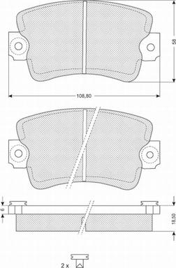 Procodis France PF1163 - Komplet Pločica, disk-kočnica www.molydon.hr