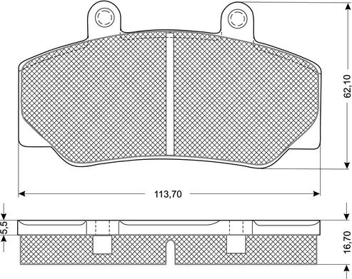 Procodis France PF1167 - Komplet Pločica, disk-kočnica www.molydon.hr