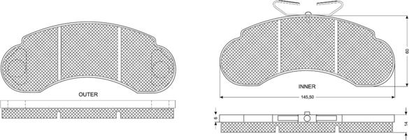 Procodis France PF1114 - Komplet Pločica, disk-kočnica www.molydon.hr