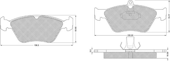 Procodis France PF1188 - Komplet Pločica, disk-kočnica www.molydon.hr