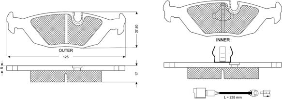 Procodis France PF11301 - Komplet Pločica, disk-kočnica www.molydon.hr