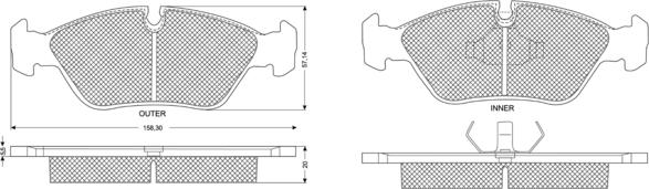 Procodis France PF1129 - Komplet Pločica, disk-kočnica www.molydon.hr