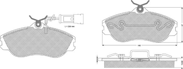 Procodis France PF1128 - Komplet Pločica, disk-kočnica www.molydon.hr