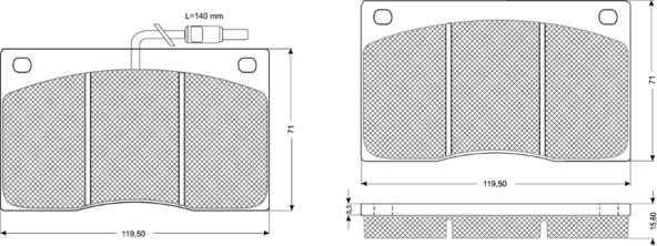 Procodis France PF1174 - Komplet Pločica, disk-kočnica www.molydon.hr