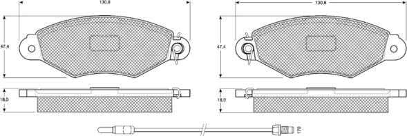 Procodis France PF11751 - Komplet Pločica, disk-kočnica www.molydon.hr