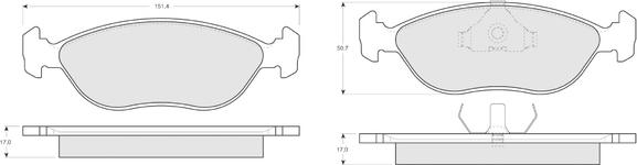 Procodis France PF1398 - Komplet Pločica, disk-kočnica www.molydon.hr