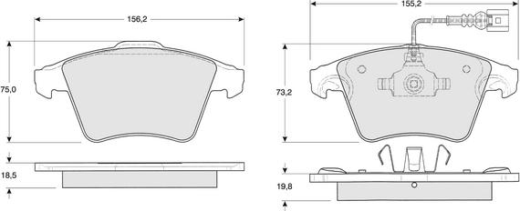 Procodis France PF1393 - Komplet Pločica, disk-kočnica www.molydon.hr