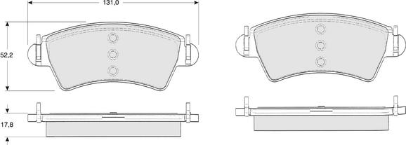 Procodis France PF1344 - Komplet Pločica, disk-kočnica www.molydon.hr