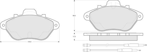 Procodis France PF1345 - Komplet Pločica, disk-kočnica www.molydon.hr