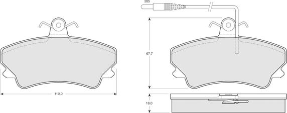 Procodis France PF1348 - Komplet Pločica, disk-kočnica www.molydon.hr