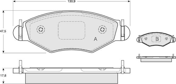 Procodis France PF1343 - Komplet Pločica, disk-kočnica www.molydon.hr