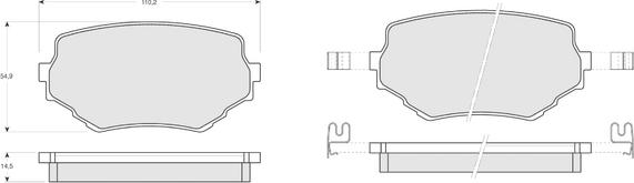 Procodis France PF1360 - Komplet Pločica, disk-kočnica www.molydon.hr